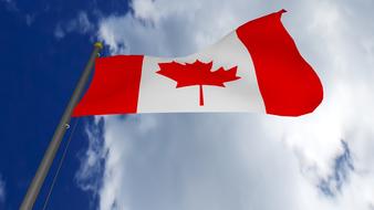 canada canadian flag flag red