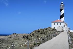 path to Cape Favaritx Lighthouse, spain, menorca