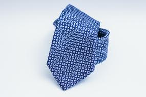 swirled tie on white background