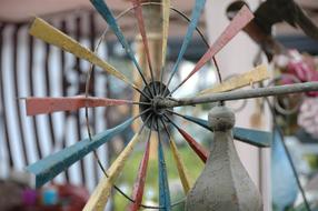 handmade wind fan, Garden Decoration