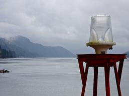 lamp against the sky