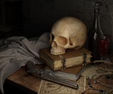 Skull Dark Pirate