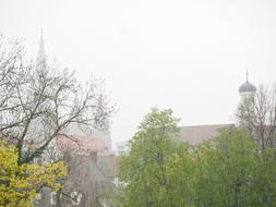 dripping rain outside