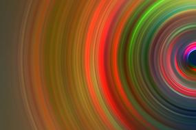 lot of colorful half circle lines, abstract background