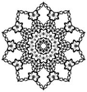 floral flower flourish decorative
