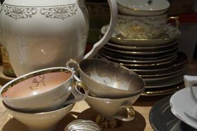ceramic tea set