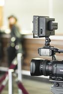 Camera Recording Video indoor, blur background
