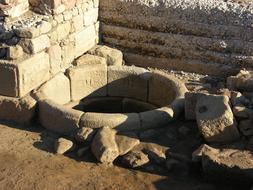 stone well, Roman Ruins, Puerto Rico, Caparra Archaeological Site