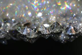 shining Diamonds, macro, blur background