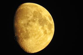 Moon Craters Night