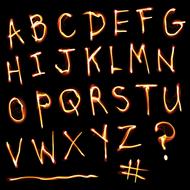 alphabet text type typography