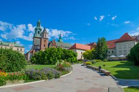 beautiful houses in Krakow