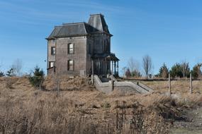 old house in a field