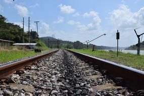 rocks on the railroad