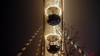 luminous ferris wheel