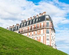 castle on the green grass