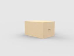 corton box on white background