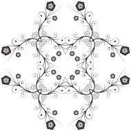 flower floral flourish vines