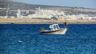 Cyprus Ayia Napa Fishing Boat