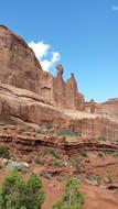 red rocks in the desert