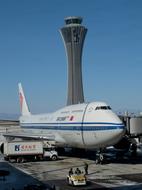 airplane at the airport