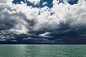 Lake Constance Thunderstorm Stormy