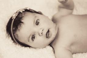 Baby Sepia Hairband New