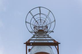 climbing the iron tower