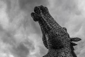 Kelpies Scotland Horse Head