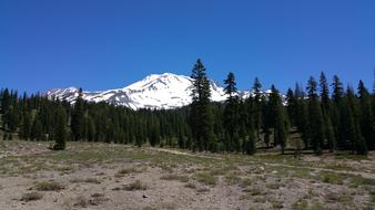 Mt Shasta Mountain Snow