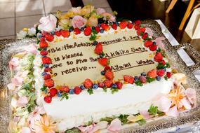 delicious wedding cake