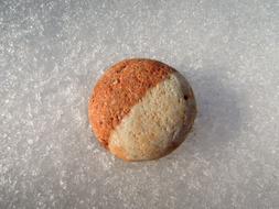 Stone Snow Yin And Yang