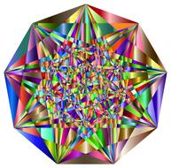 colored swirling spiral