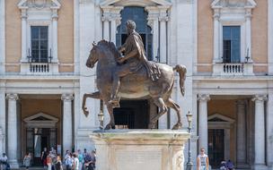 bronze roman statue
