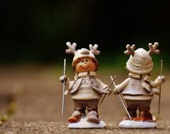 Figures ceramic friends