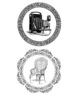 vintage art camera chair furniture