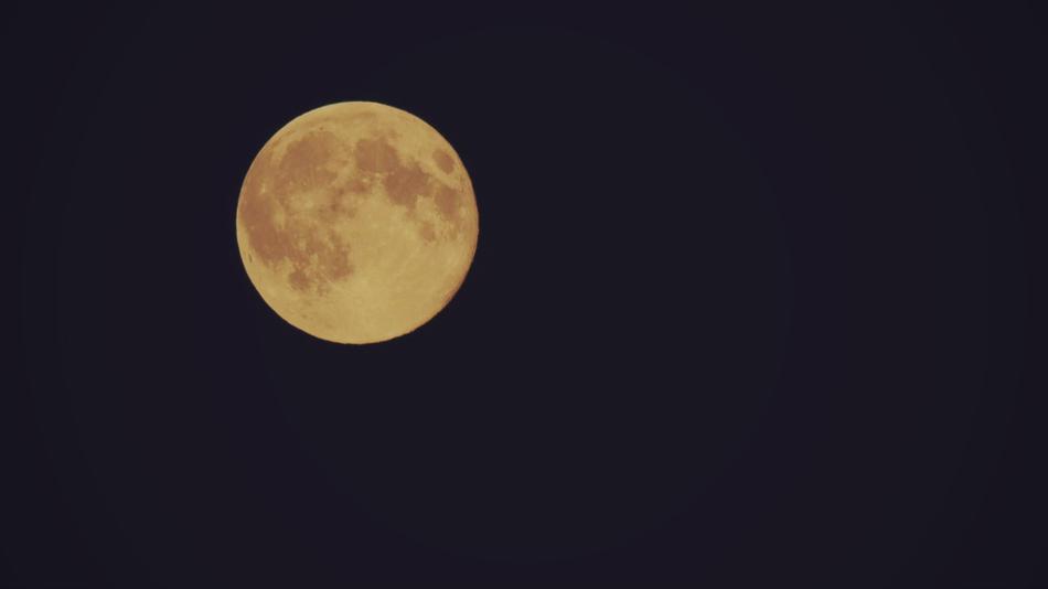 bright night moon in the sky