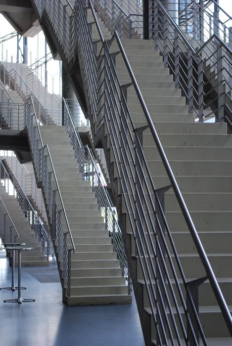interior stairs in the building