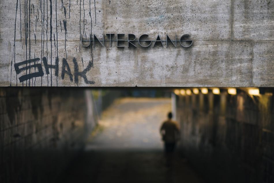untergang, historical Underground Tunnel entrance