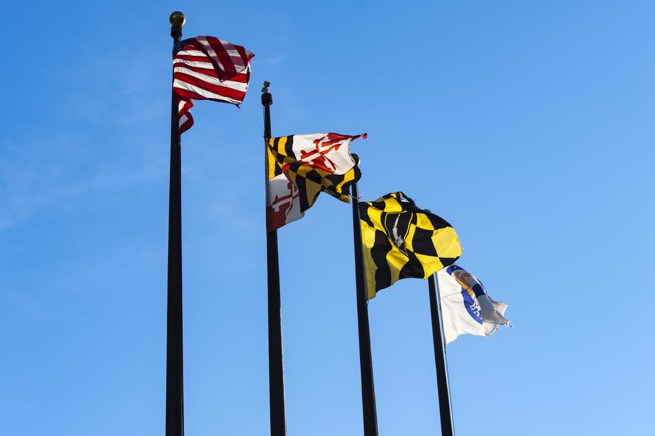 developing flags in the wind
