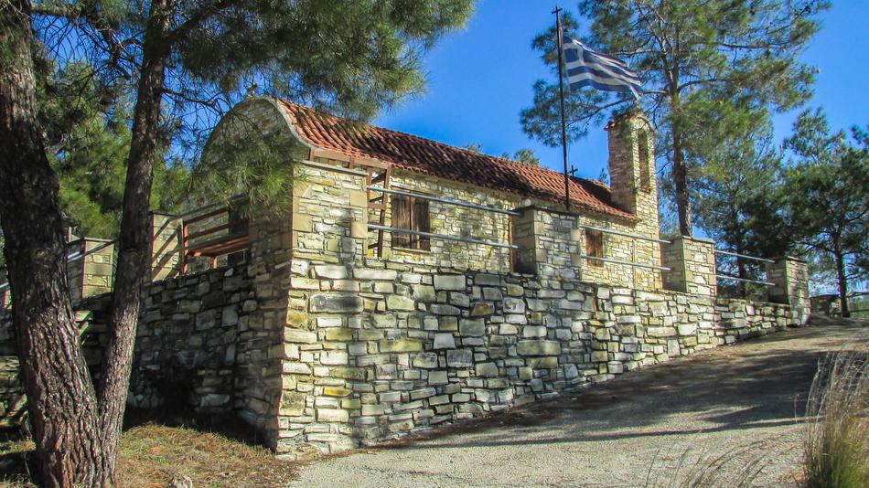 stone building in the village