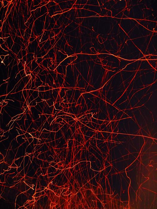 Fire Spark Scattering