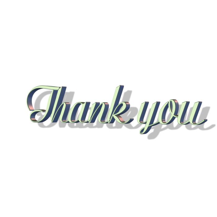 Beautiful inscription thank you
