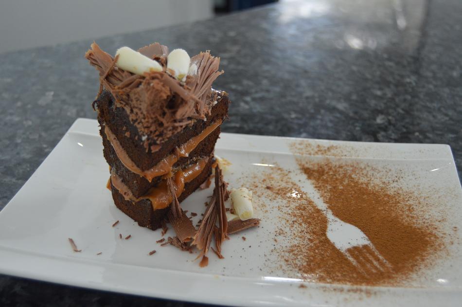Chocolate Cake Dessert Slice