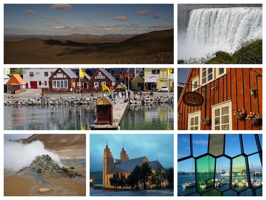 collage of photos of beautiful buildings