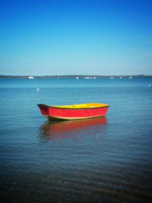 Boat Boating Red