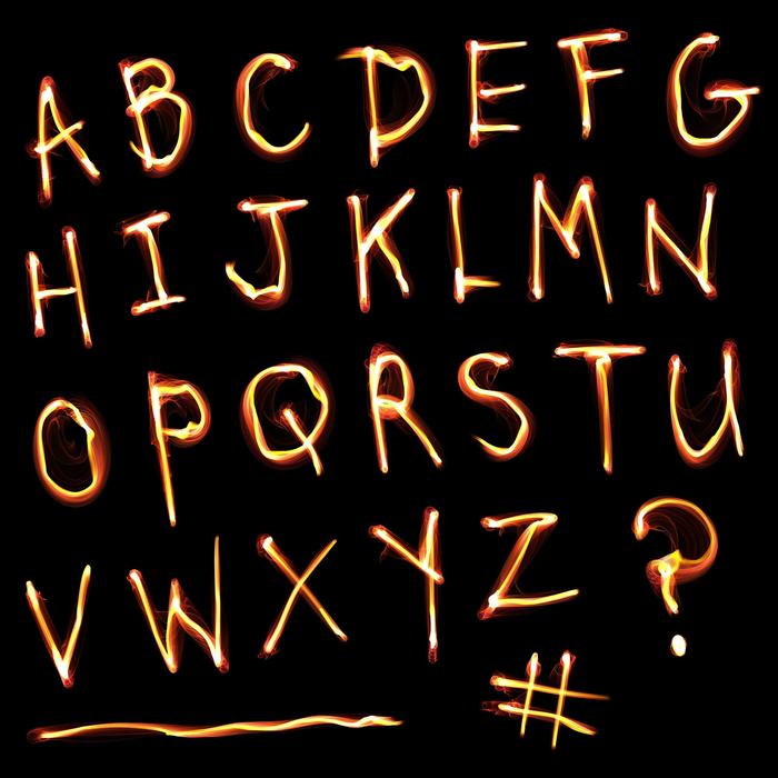 alphabet text type typography