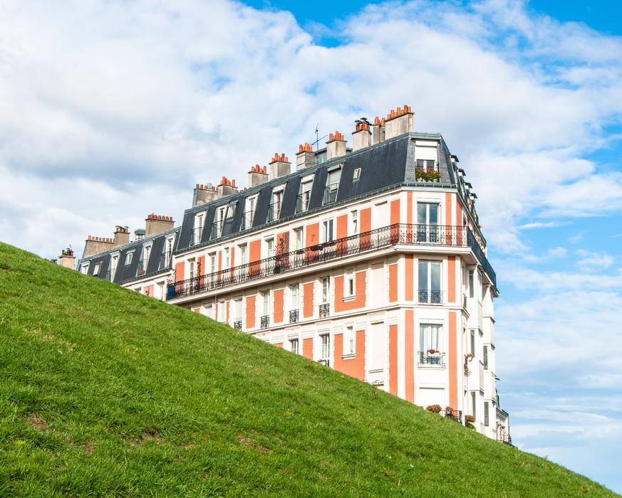 castle on the green grass