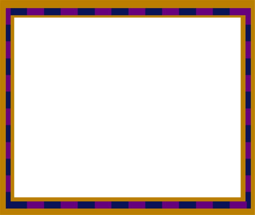 orange pink frame photo border