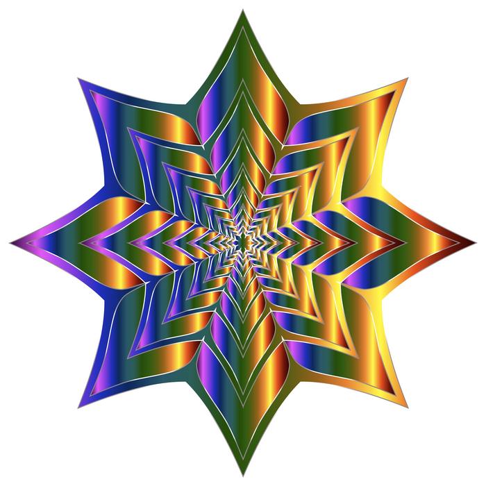 colorful prismatic chromatic